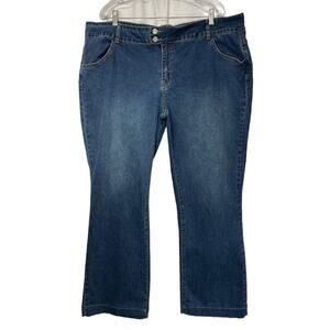 FLAMINGALS Straight Leg Stretch Denim Jeans Size 4X